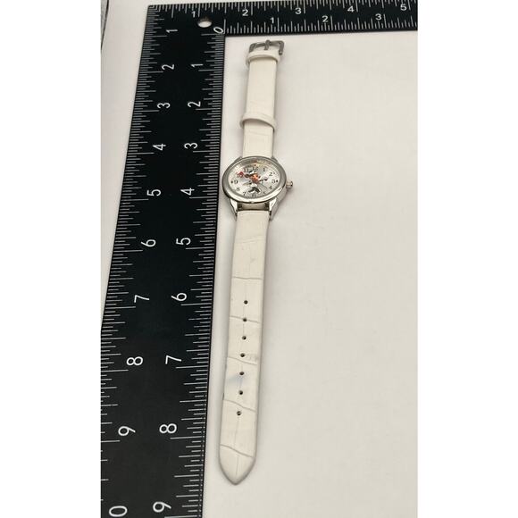 Disney Minnie Mouse Nurse Watch 26mm Heart Second Hand - New Battery - Picture 4 of 7